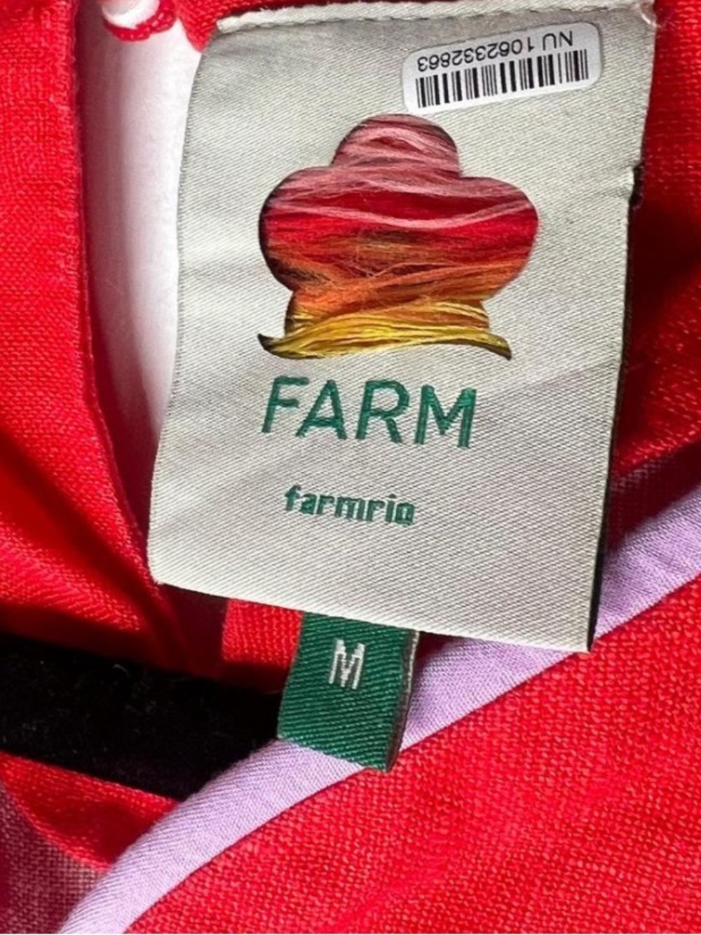 Farm Rio Cropped Linen Top - Picture 4 of 6